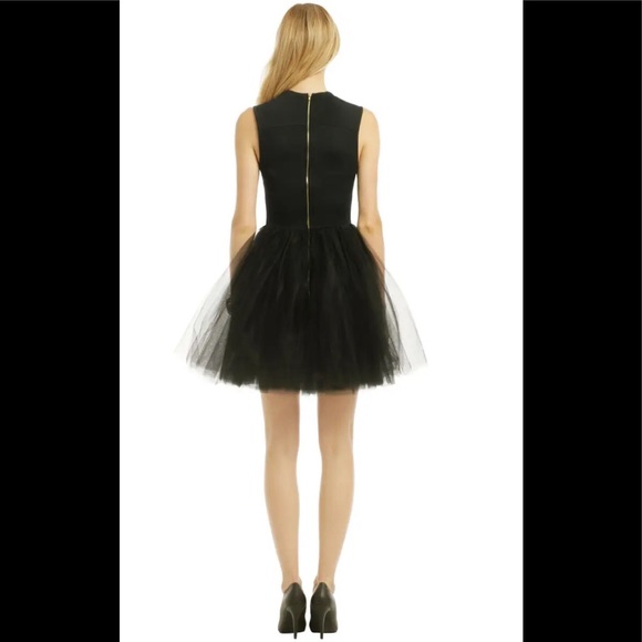 ALLISON PARRIS Dancefloor Diva Dress Black Tulle LBD 2 - Picture 2 of 10